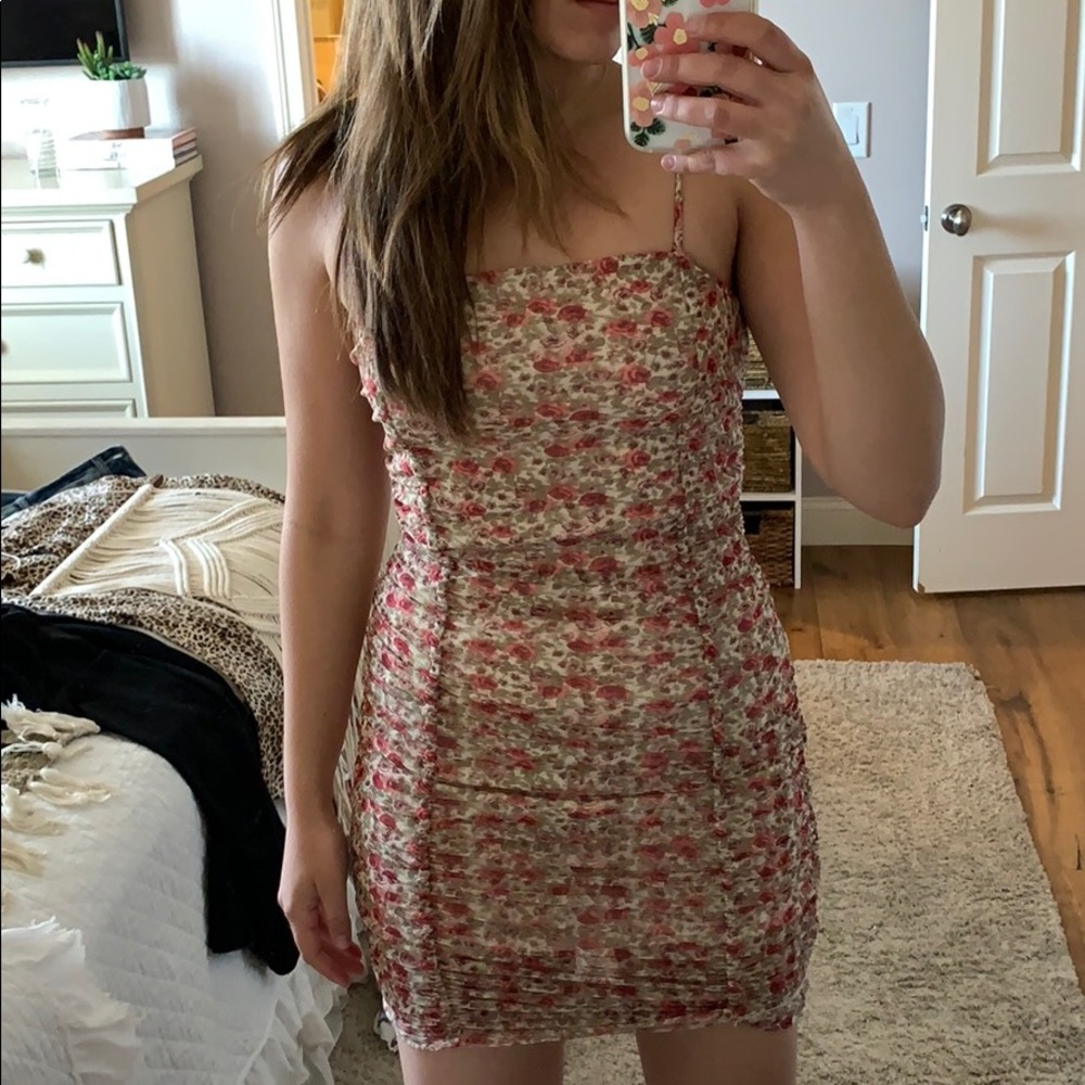 Urban Outfitters Pink Floral Dress